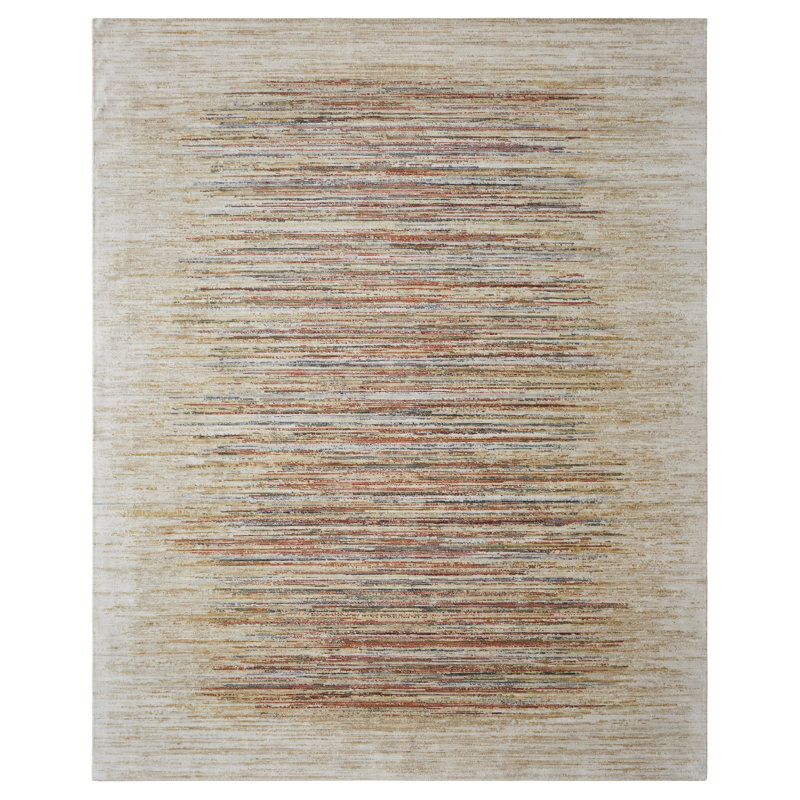 Josimar Wool Striped Area Rug, Runner 2'6" x 20'