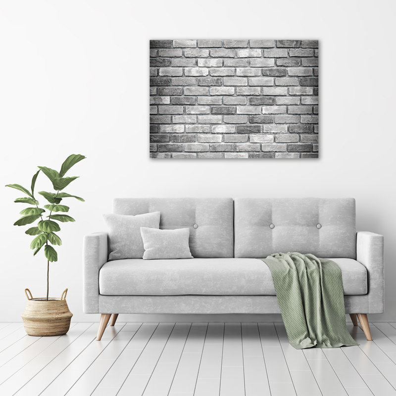 Brick Wall - Wrapped Canvas Print