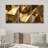 Luxury Abstract Polygonal Background 3D Effect Rendering Canvas 3 Pieces Print-56497835