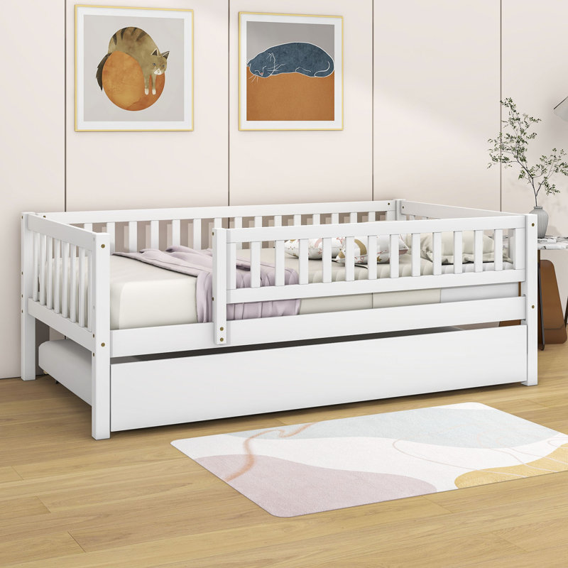 Alene Daybed with Trundle, Twin, White