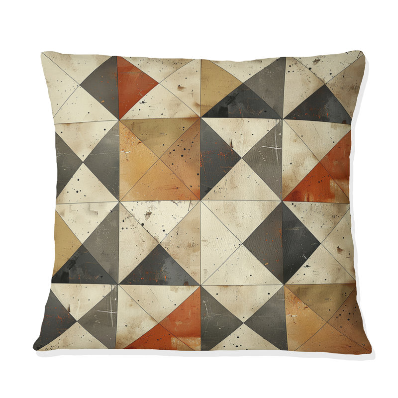 Coussin Brown, 16" x 16"