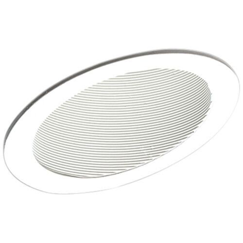 6'' White Baffle Recessed Trim