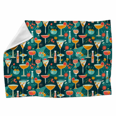 Machine Printed Throw Blanket
