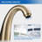 2 Handle Bathroom Sink Faucet with Pop-Up Drainer Washroom Sink Faucet Lavatory Sink Faucet-99340345
