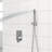 Dual Function Chrome Shower Set Elegance - Ideal For Modern Bathrooms