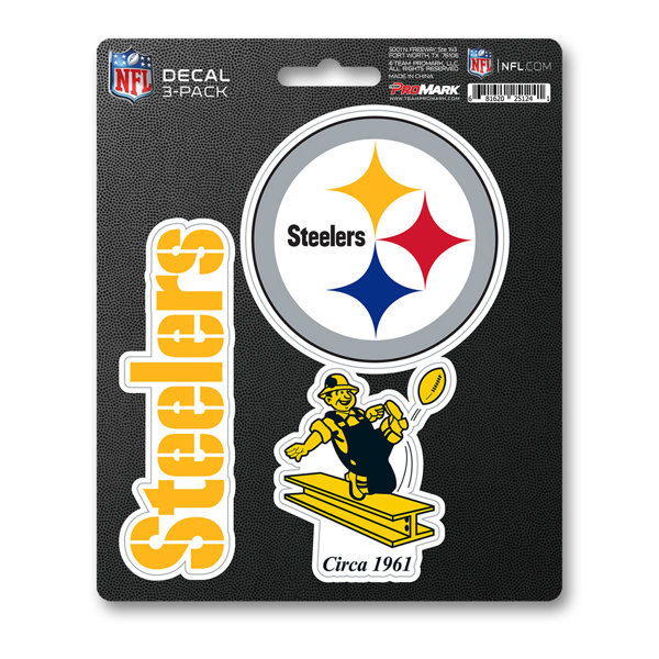 Pittsburgh Steelers Emblem  Vinyl decal stickers, Sports vinyl