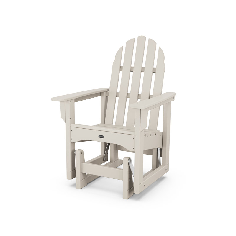 Cape Cod Adirondack Glider Chair, Sand Castle