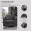 Canapé simple moderne 48,82 "gris minimaliste-897641911