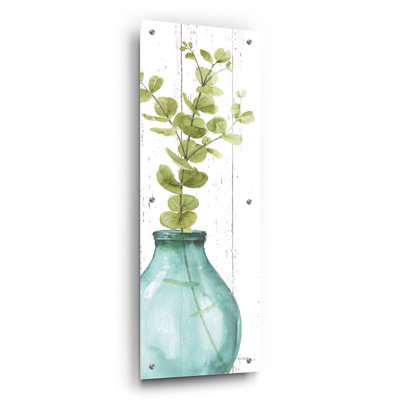 " Mixed Greens LXXXV Shiplap Crop " by Lisa Audit