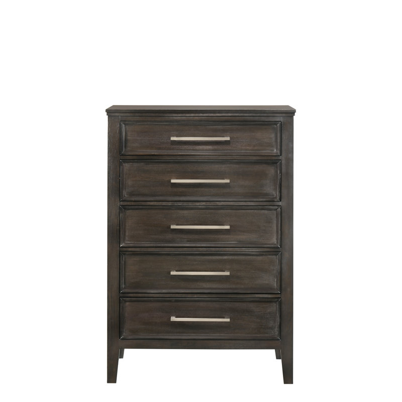 Commode 5 tiroirs Jonnathan, Muscade