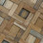 Carreau mural mosaïque en bois pour bateau Freeport l 11 7/8 po x H 11 7/8 po x P 3/4 po (paquet de 11)