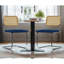 Boho 46cm H Velvet Upholstered Metal Cantilever Chair-104235689