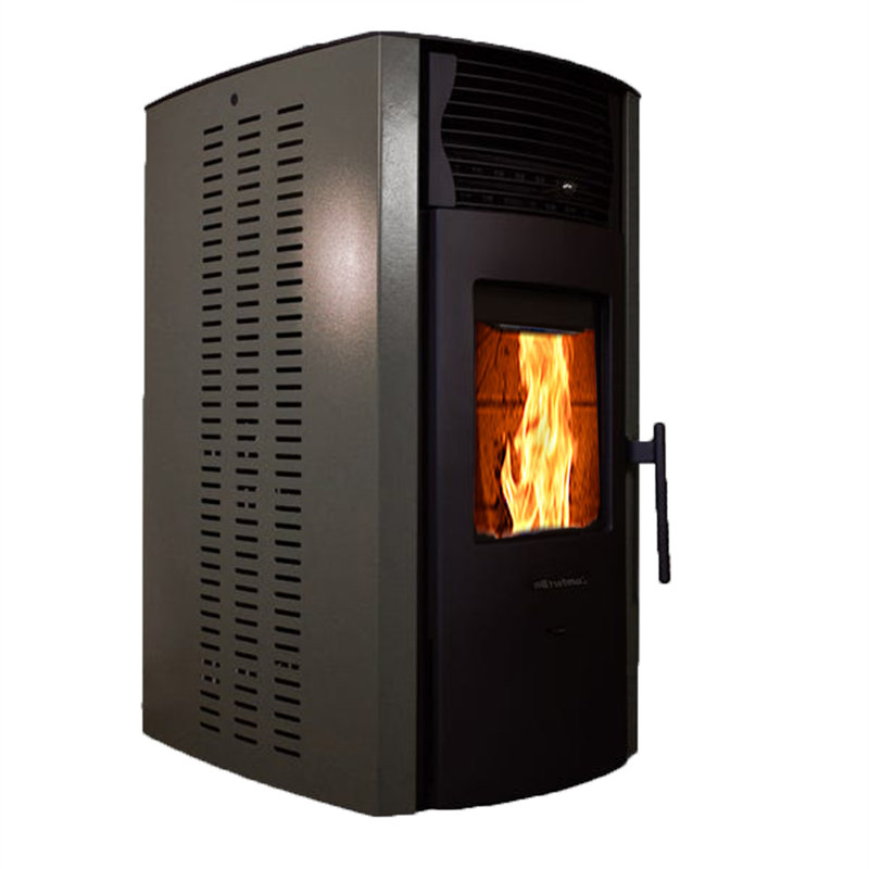2200 Square Feet Direct Vent Freestanding Wood Pellets Stove with Blower and with Adjustable Thermostat