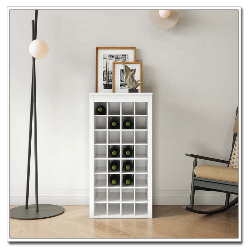 Buffet 32 bouteilles, Blanc