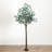 6ft. Lighted Artificial Eucalyptus Tree with 420 Warm White LED Lights
