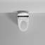 Toilette intelligente avancée avec bidet intégré - couvercle à ouverture / fermeture automatique, capteur de pied, télécommande disponible, ouverture / fermeture moderne blanche, plusieurs modes de lavage, nuit