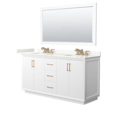Strada 66'' W Double Vanity