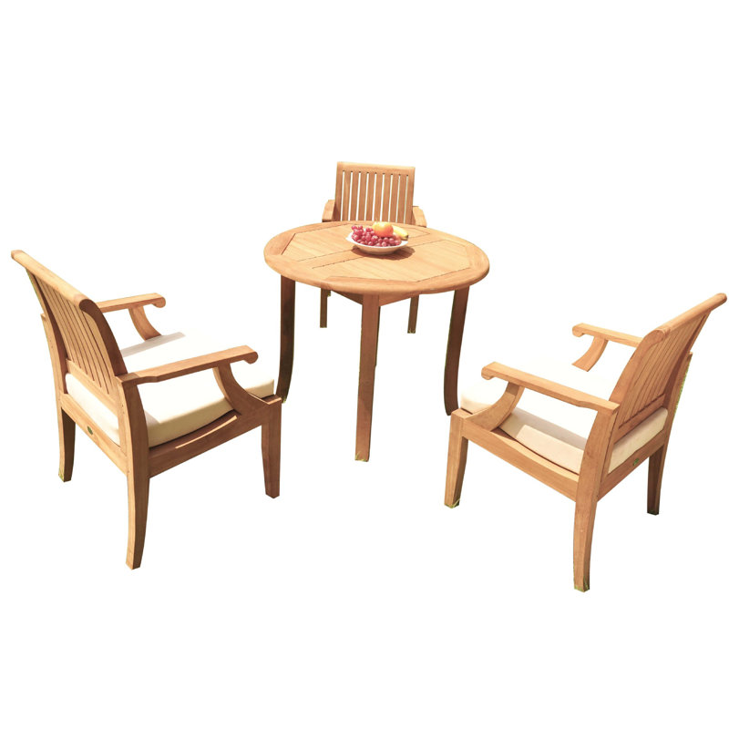 Ensemble repas pour 4 personnes Jerrold, H 31 po x L 36 po x l 36 po, 3