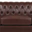 81,83 po avec accoudoirs carrés de 3 po, tissu brun foncé, coussins amovibles, assise de soutien d'une largeur de 3 places, similicuir, style contemporain-1312721353