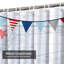 Rideau de douche imperméable avec drapeaux nautiques Anchor Adventure-1030399395