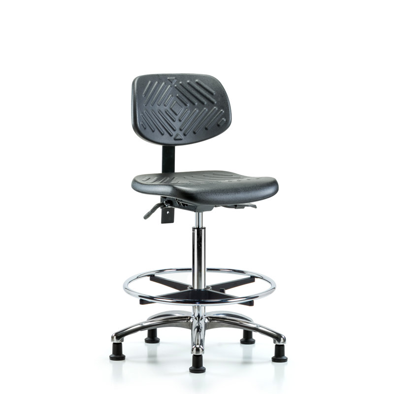 Kasandra Drafting Chair, Glides, Included