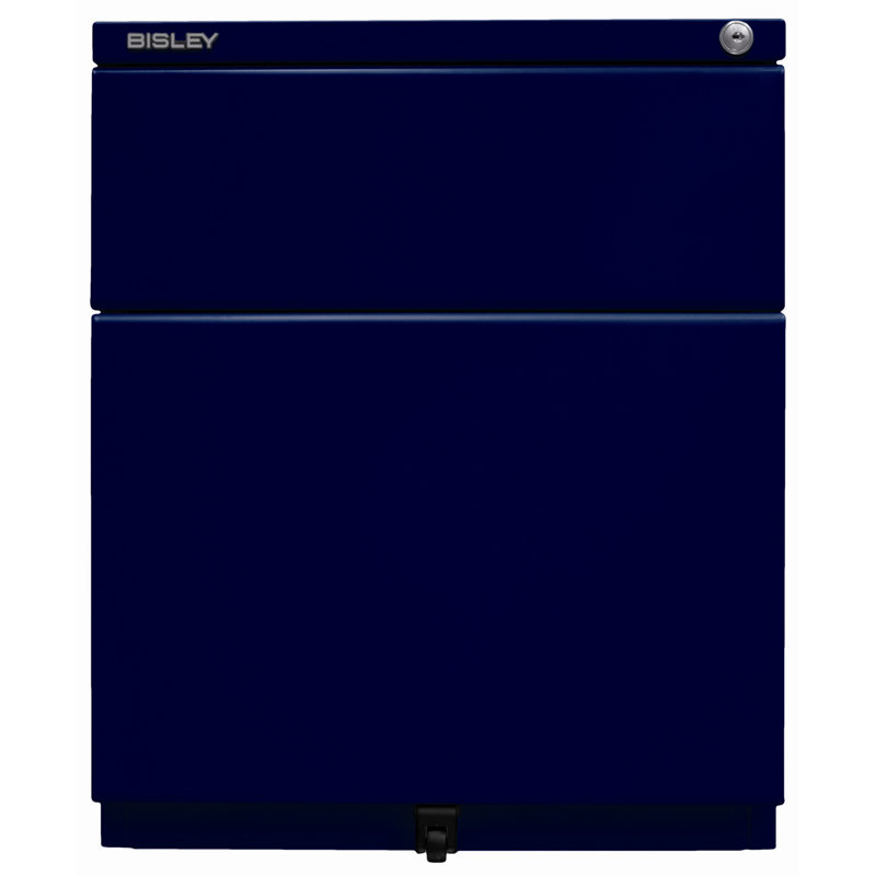 OBA 42cm Wide 2 -Drawer File Cabinet, Oxford blue