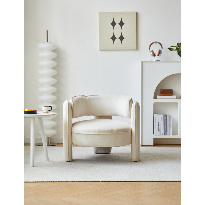 Neshay Chair, Beige Corduroy