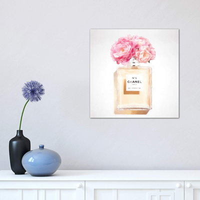 Peony Perfume - Wrapped Canvas Print