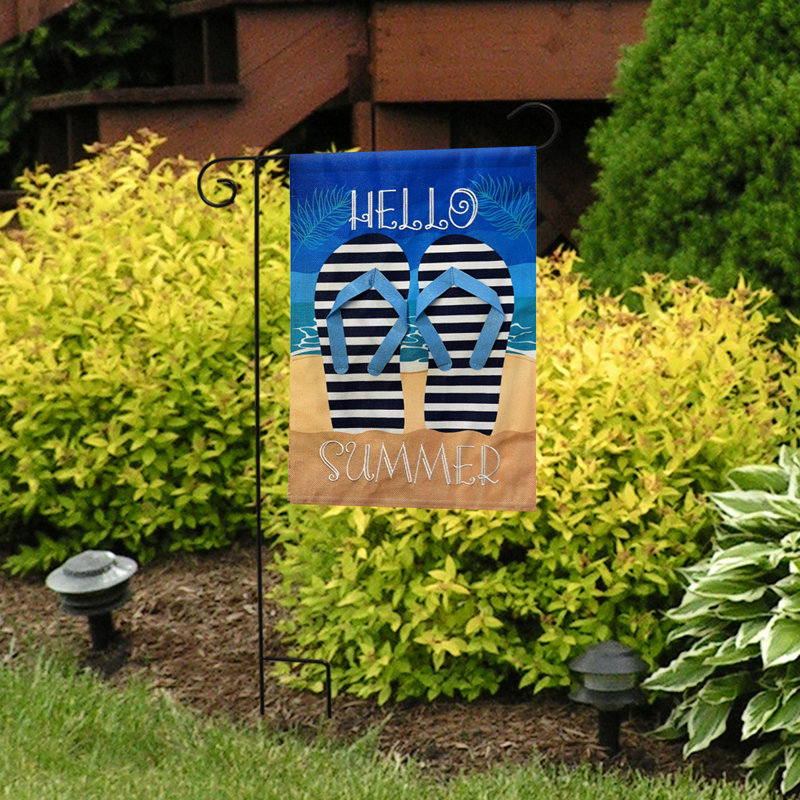 Drapeau de jardin Hello Summer