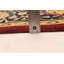 Tapis rouge foncé à double nœud Billie-Jo 6 pi 1 po x 9 pi 2 po