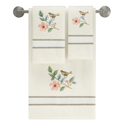 Avanti Pretty Birds 3-Piece Towel Set