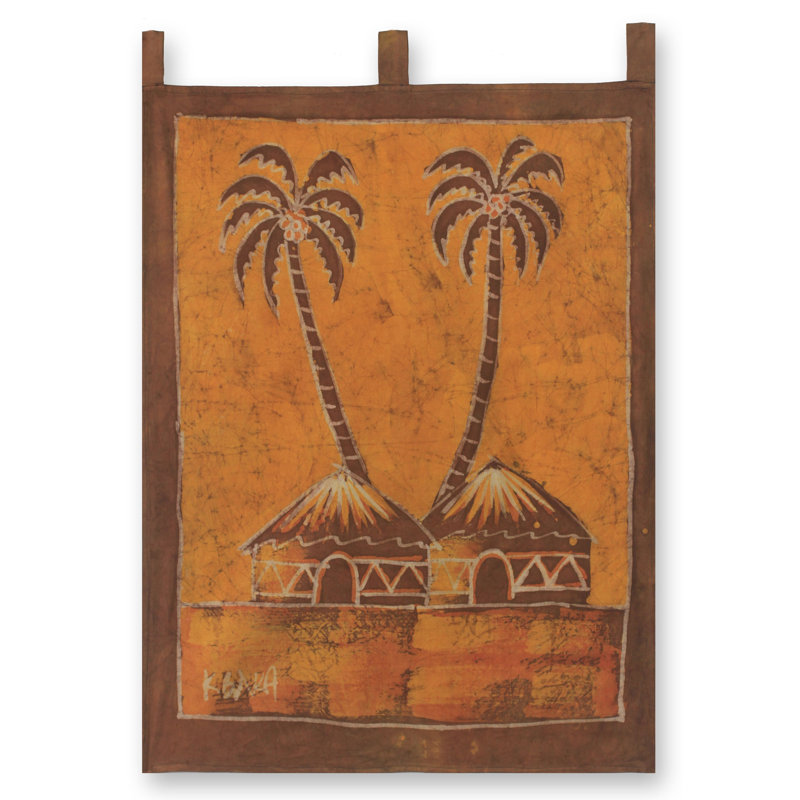 Suspension murale sankofa aklowa batik par k. baka
