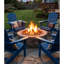 Chaise de patio pliante en bois massif avec grain, bleu marine, confortable et, pour le style détente de la pelouse, assise en plein air