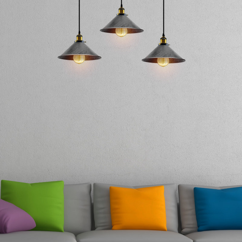 Lucas 3 - Light Pendant, Brushed Silver