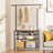 Hall Tree, Coat Rack With Shoe Storage, 5 Tier Adjustable Shoe Rack With  Long Coat Rack For Entryway, Closet, Office, Multifunctional