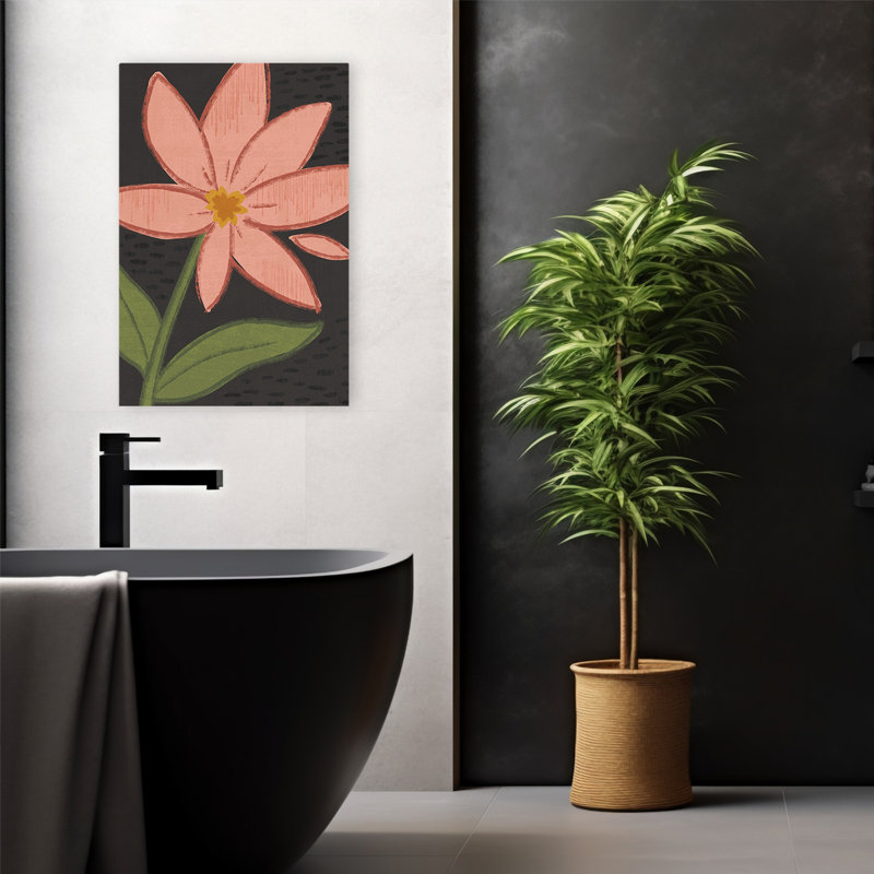 Maison de campagne / jardin et jardin pétales audacieux II foncé, H 24 po x l 16 po
