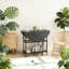 Round Metal Base Dining Table