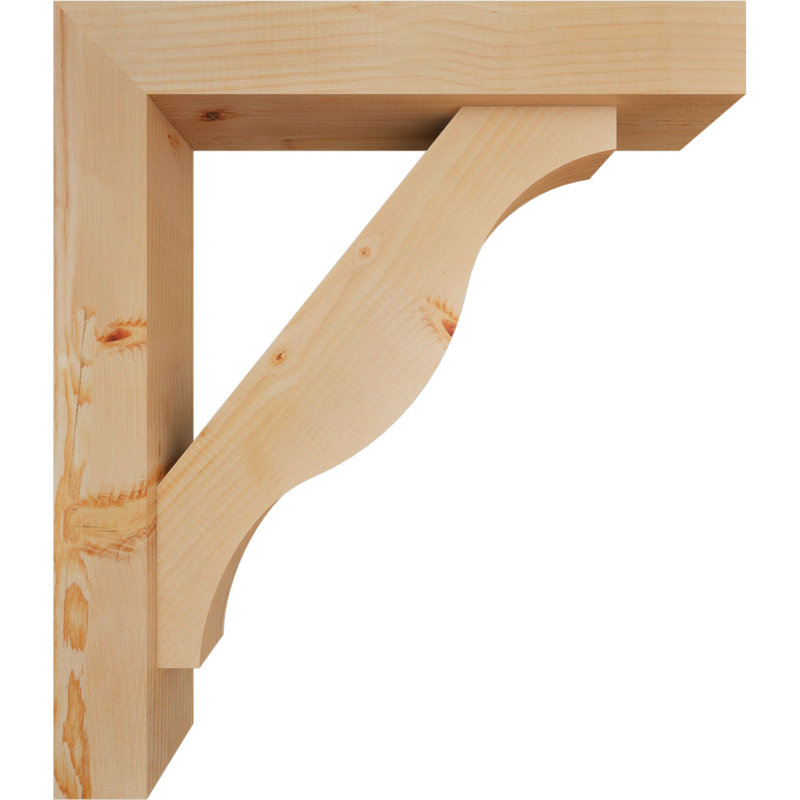 Support Funston Block avec support décalé, 30 x 26, Sapin Douglas de l 5 1/2 po (lisse)