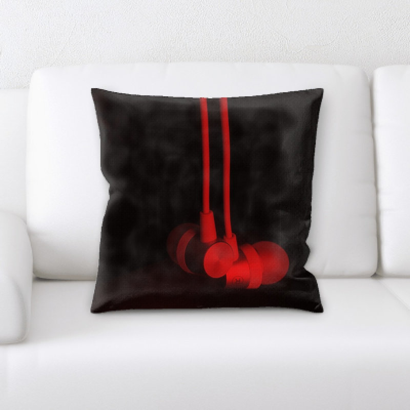 Microsuede Reversible Throw Pillow