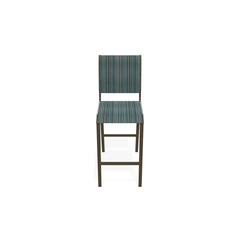 Tabouret de bar 29,5 po Holna, Bois de plage texturé, Vignoble