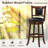 Acelee Swivel Upholstered Counter Stool with Solid Wood Frame-733383387-733383365