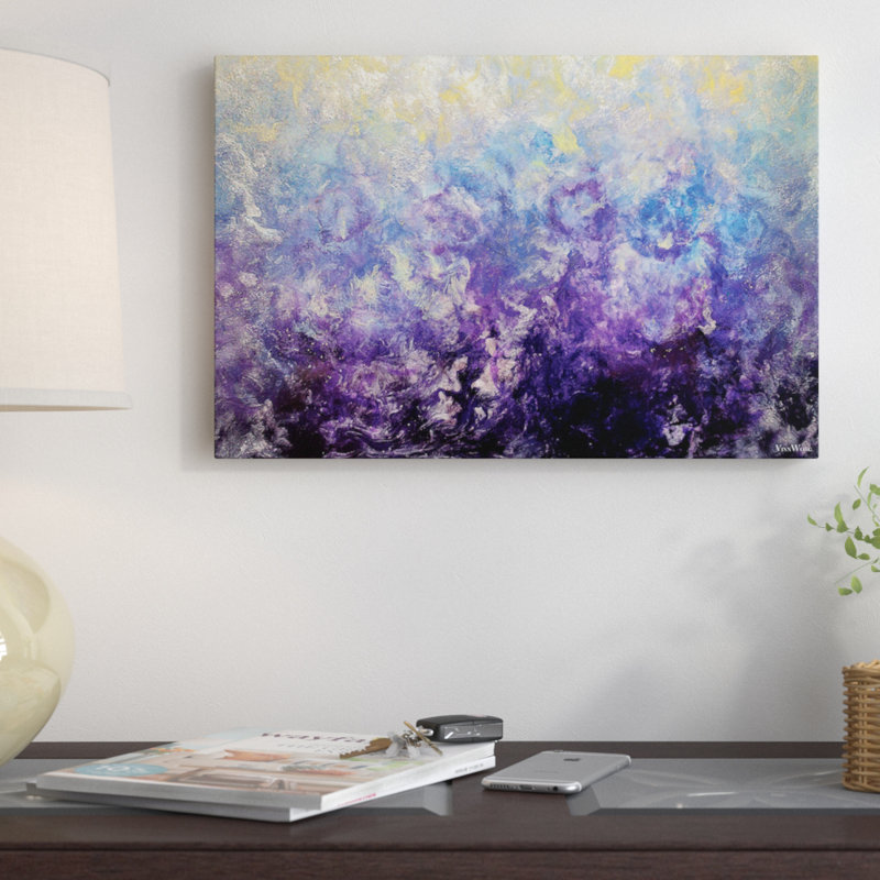 « eventide », reproduction d’art sur toile tendue, H 26 po x l 40 po x P 1,5 po, Toile tendue, Pas de tapis