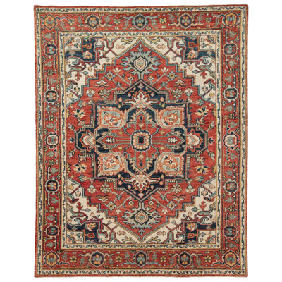 Revere Hand Knotted Wool Oriental Area Rug
