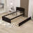 Twin Platform Bed with Trundle-1478878345