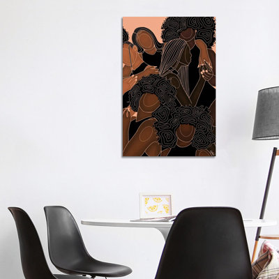 Melanin Sistas- Gallery-Wrapped Canvas Giclée