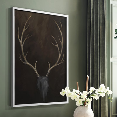 Buck Framed Print - Solid Wood
