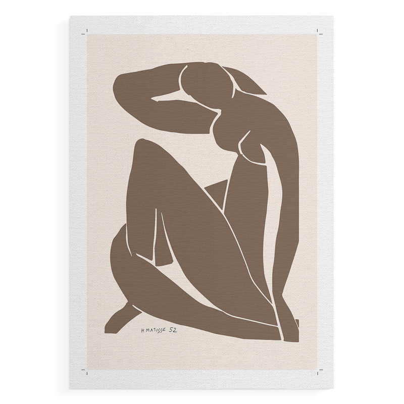 Matisse CCX III, reproduction encadrée - reproduction de toile seulement - non encadrée, H 27 po x l 18 po