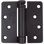 Charnière de porte simple à ressort H 5 po x l 2,6 po