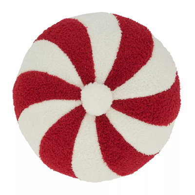 Candy Cane Throw Pillow