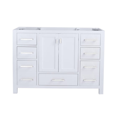 47.1'' Single Bathroom Vanity Base Only in White